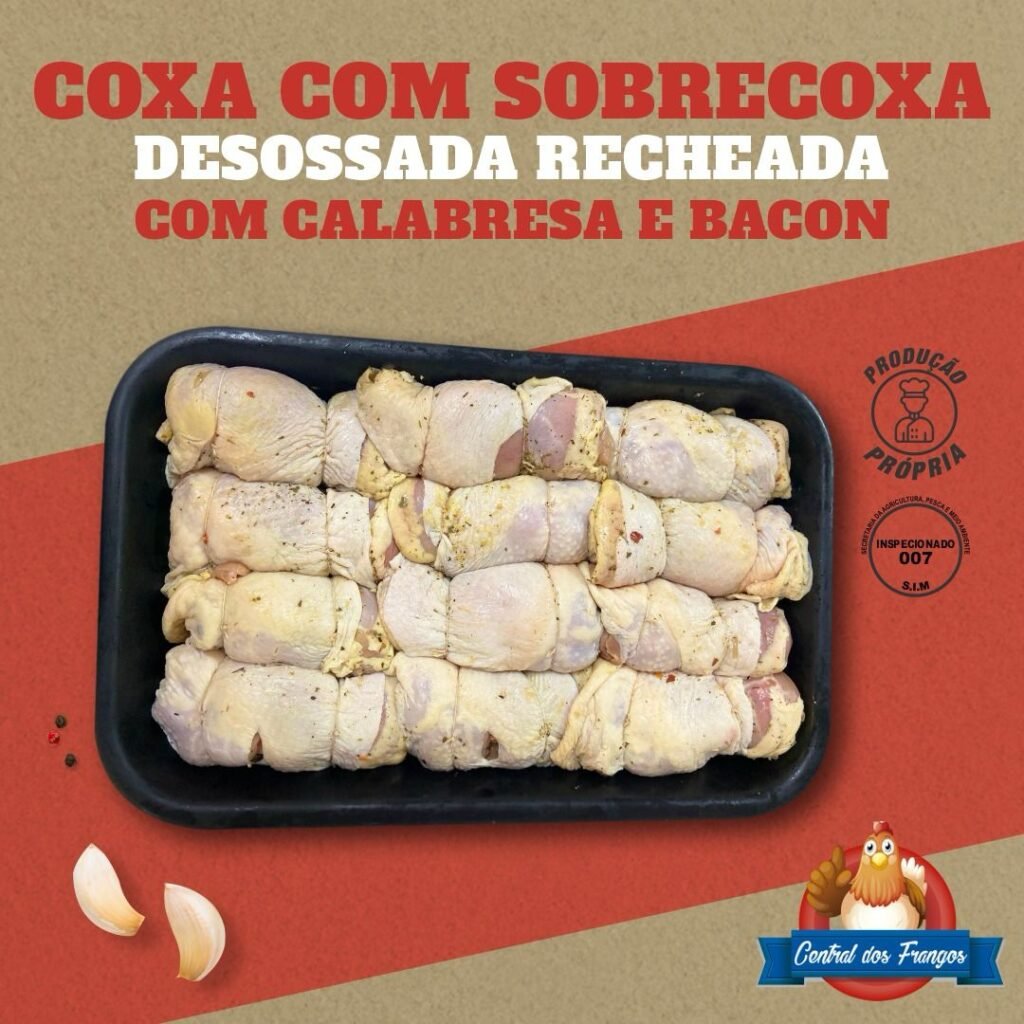Menu Coxa com Sobrecoxa Desossada Recheada